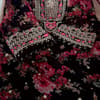10500 Chiffon black with inner kaftan shirt botique  - view 2