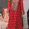 Botique red kaftan shirt Emblishment  - view 2