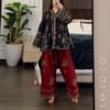 Mehroon farshi shalwar ethncbfresh - view 2