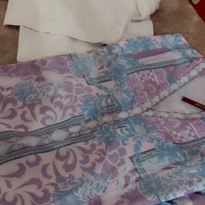 Lilac purple shirt white shukar 5950