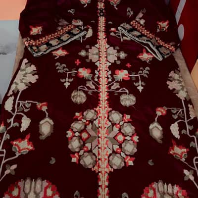 Ethnc new Arrival Mehroon kaftan 