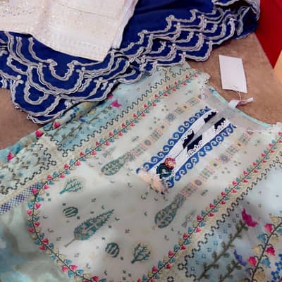 Embroidered 3pc Ethnc 10500 Ethnc 