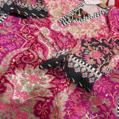 New arrival pink kaftan shirt with emblishment 7500