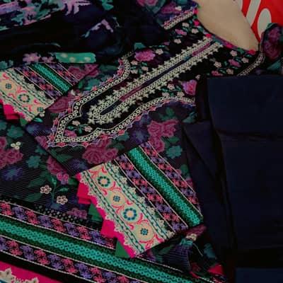 3pc black fresh sample 8450