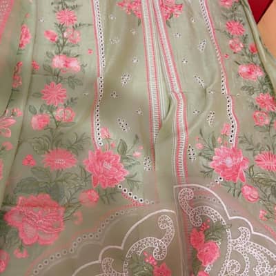 Ethnic unstitch. Luxury lawn 6800