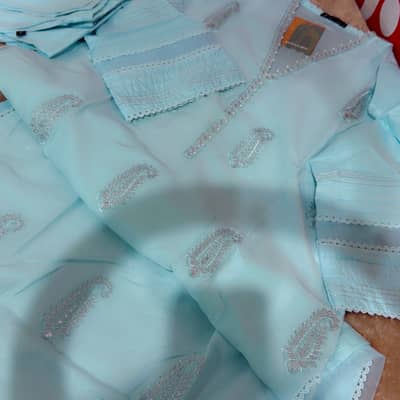 Law summer 2pc ice blue long shirt 4950