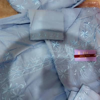 2750 sky blue embroidery shirt 