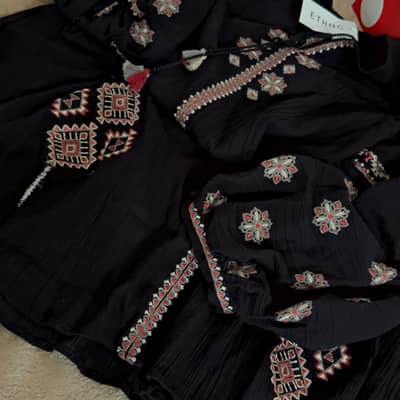 Ethnc b fresh long embroidery shirt 3950