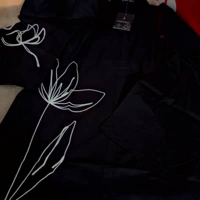 Embroidery lawn. Black 3650