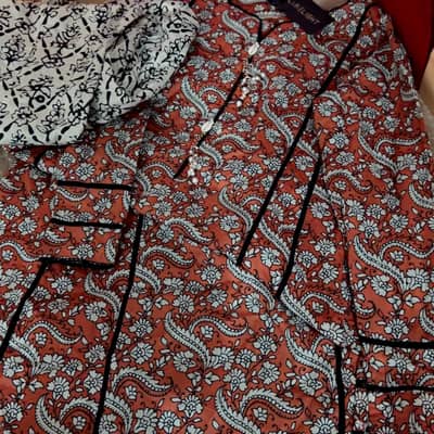 Small lawn frock panels 2pc 