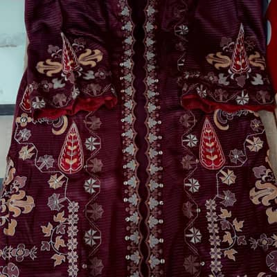 Ethnic new arrival 2pc gown inner formal 6950