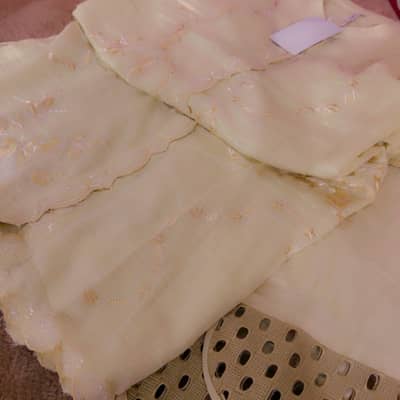 Prewinter slub cambric ethnic  lemon