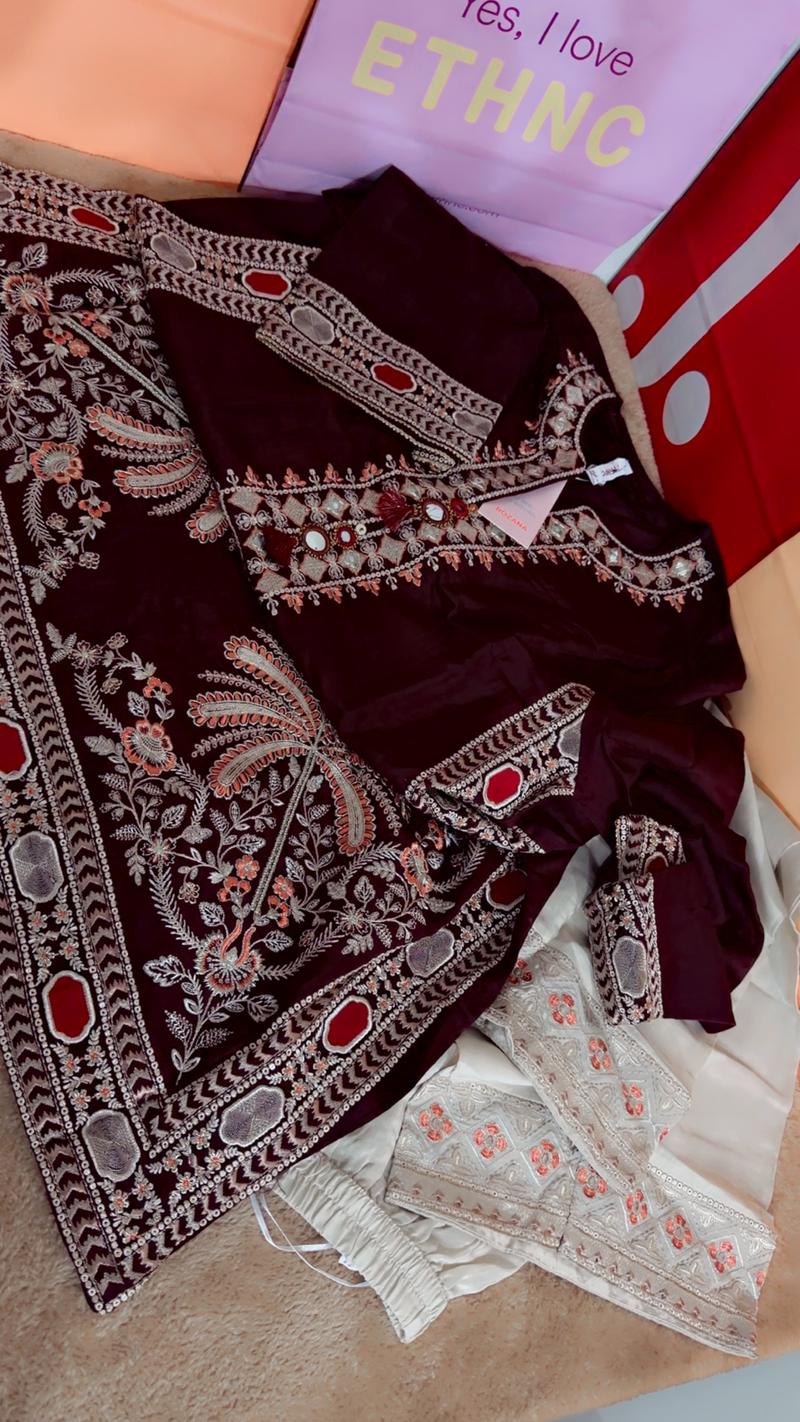 Small Mehroon Brown 8950