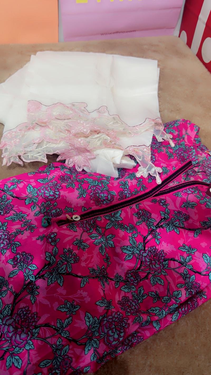 3650 pink white 2pc