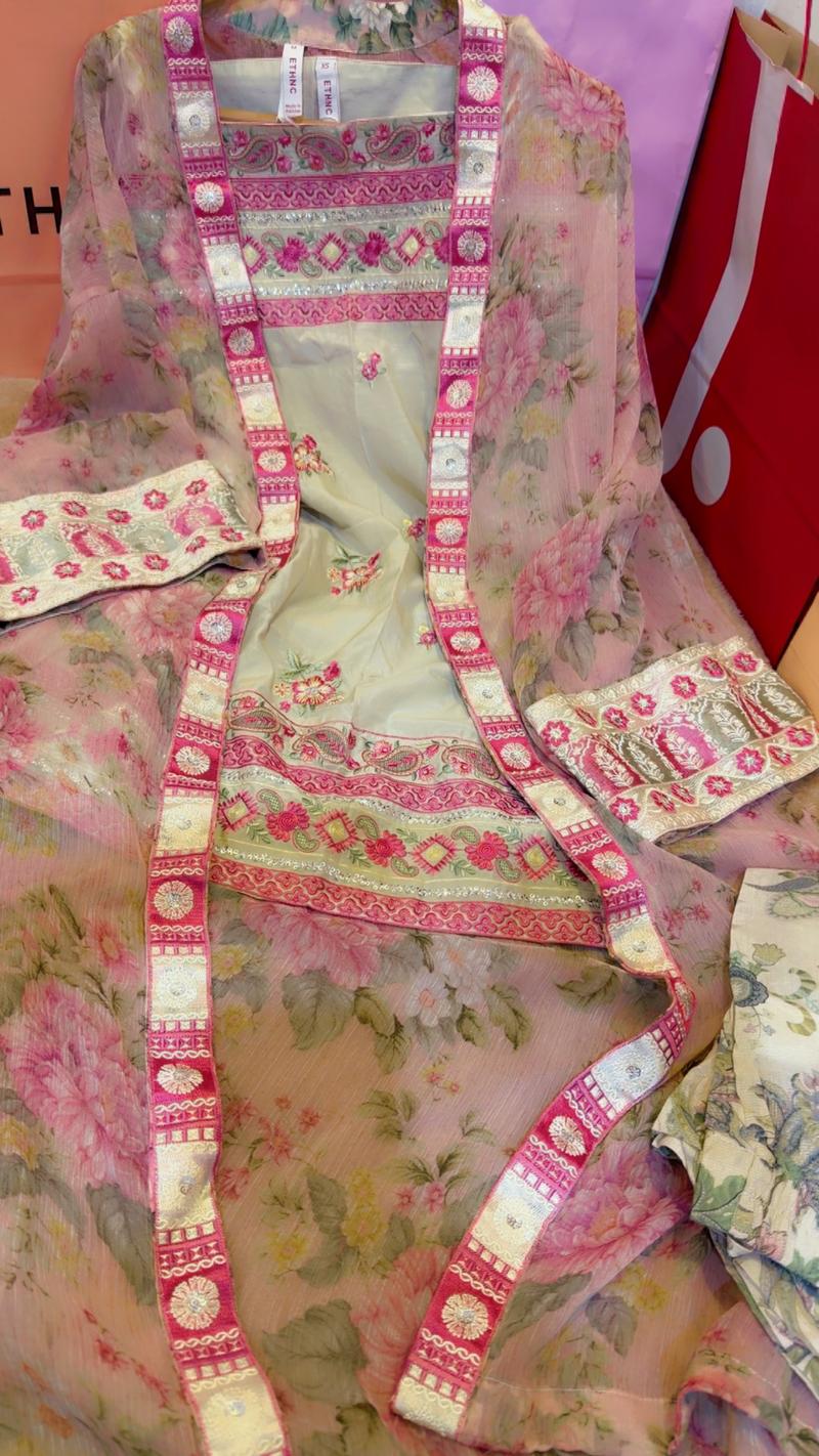 Ethnic luxury chiffon 