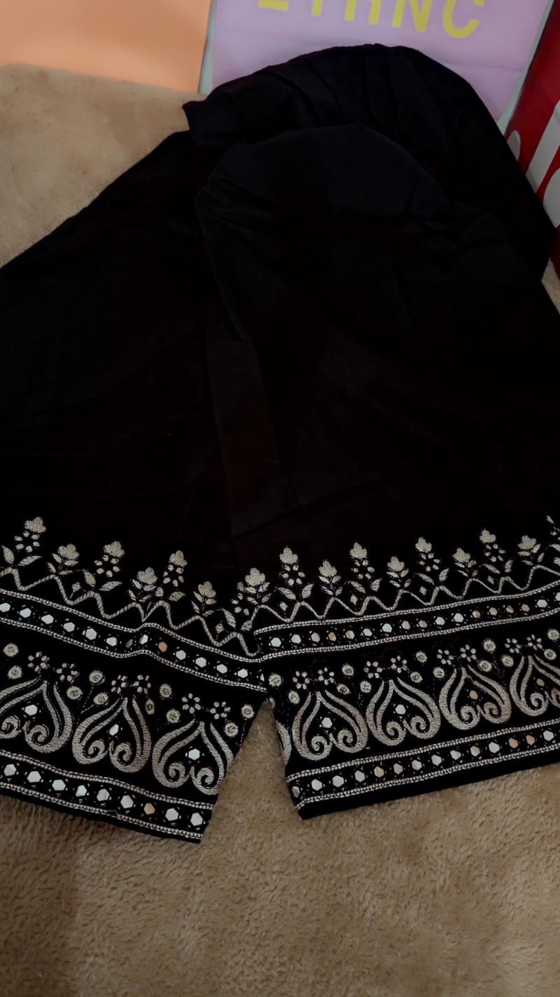 Black Ethnc Farshi shalwar 2750