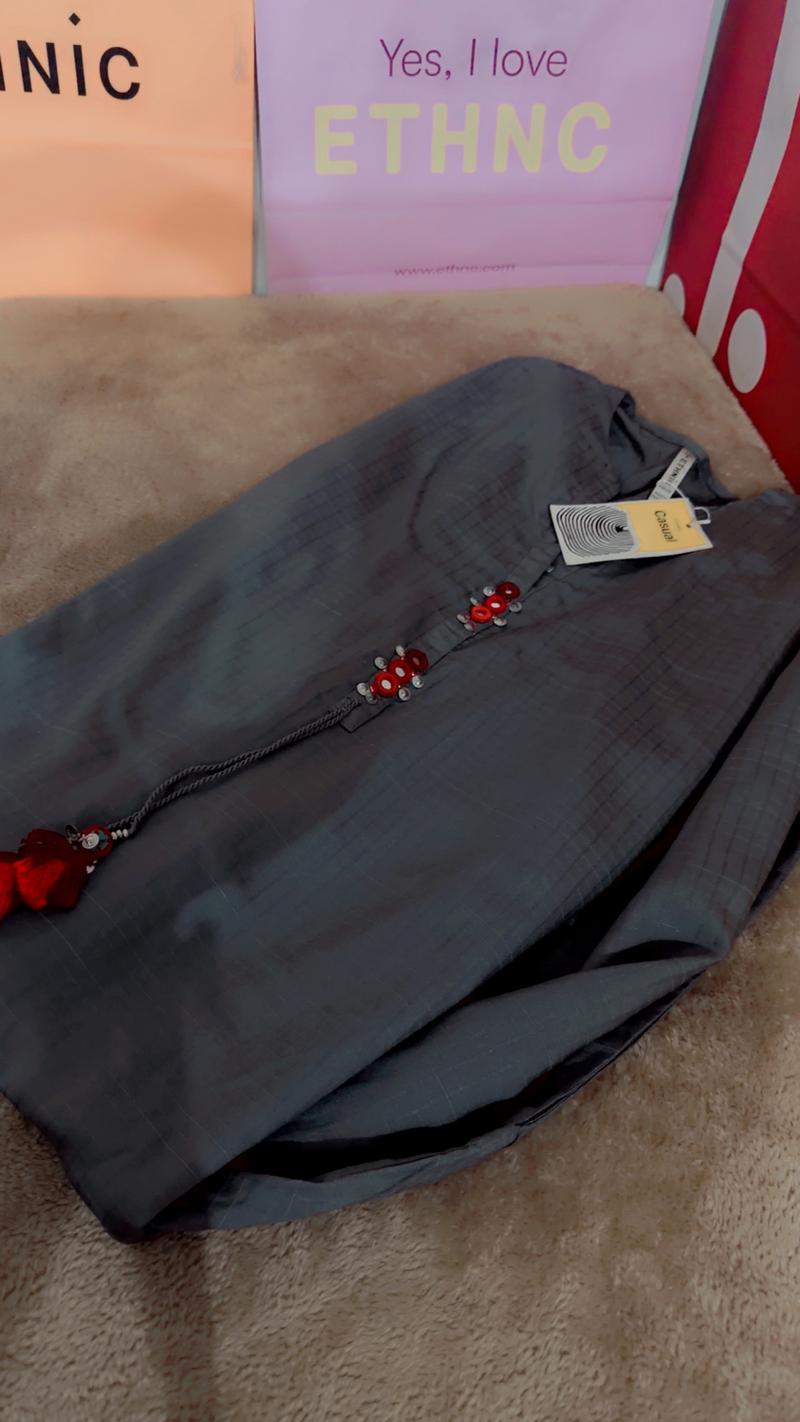 Gray mix long shirt 2650