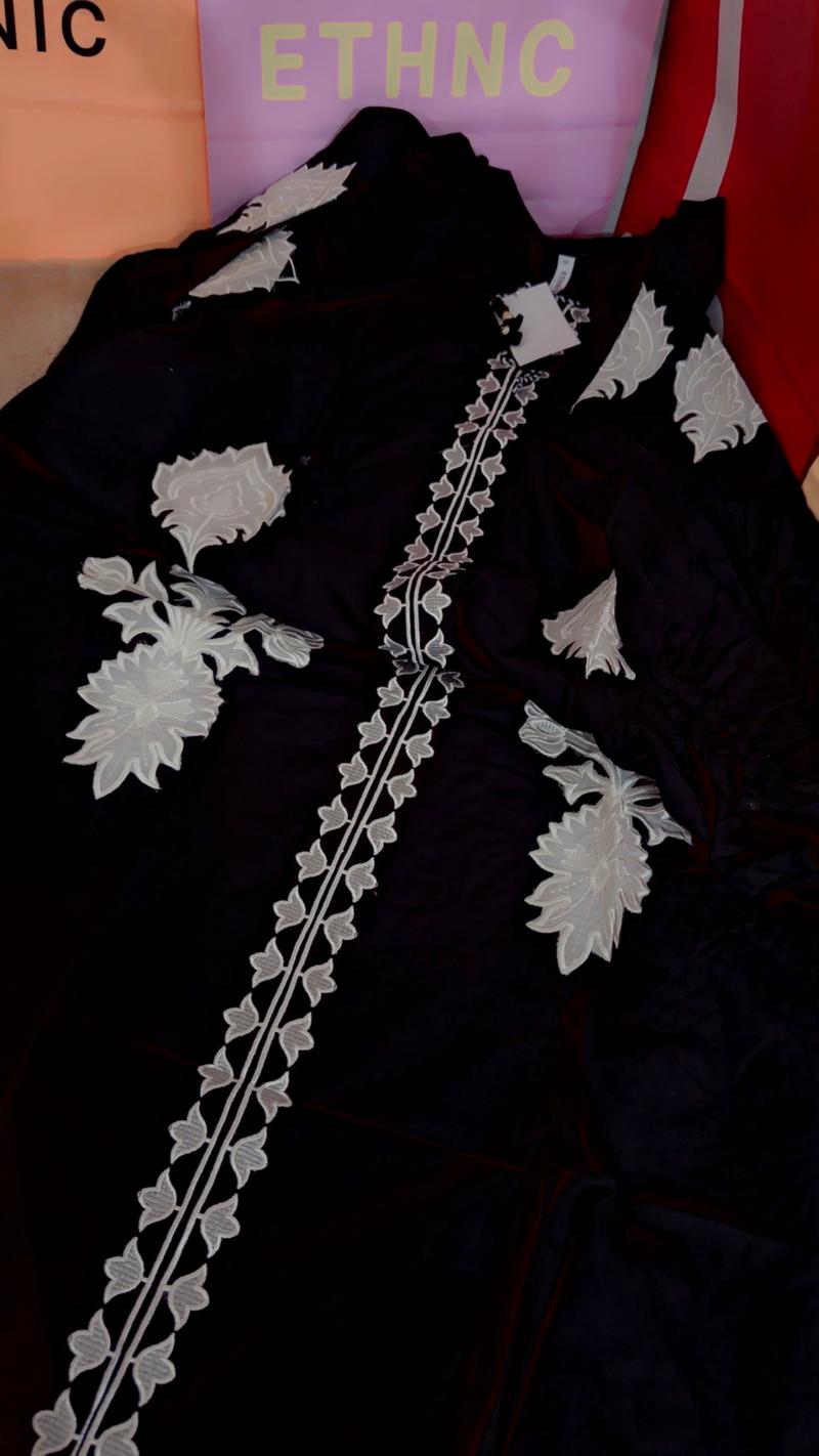 Ethnic black frock