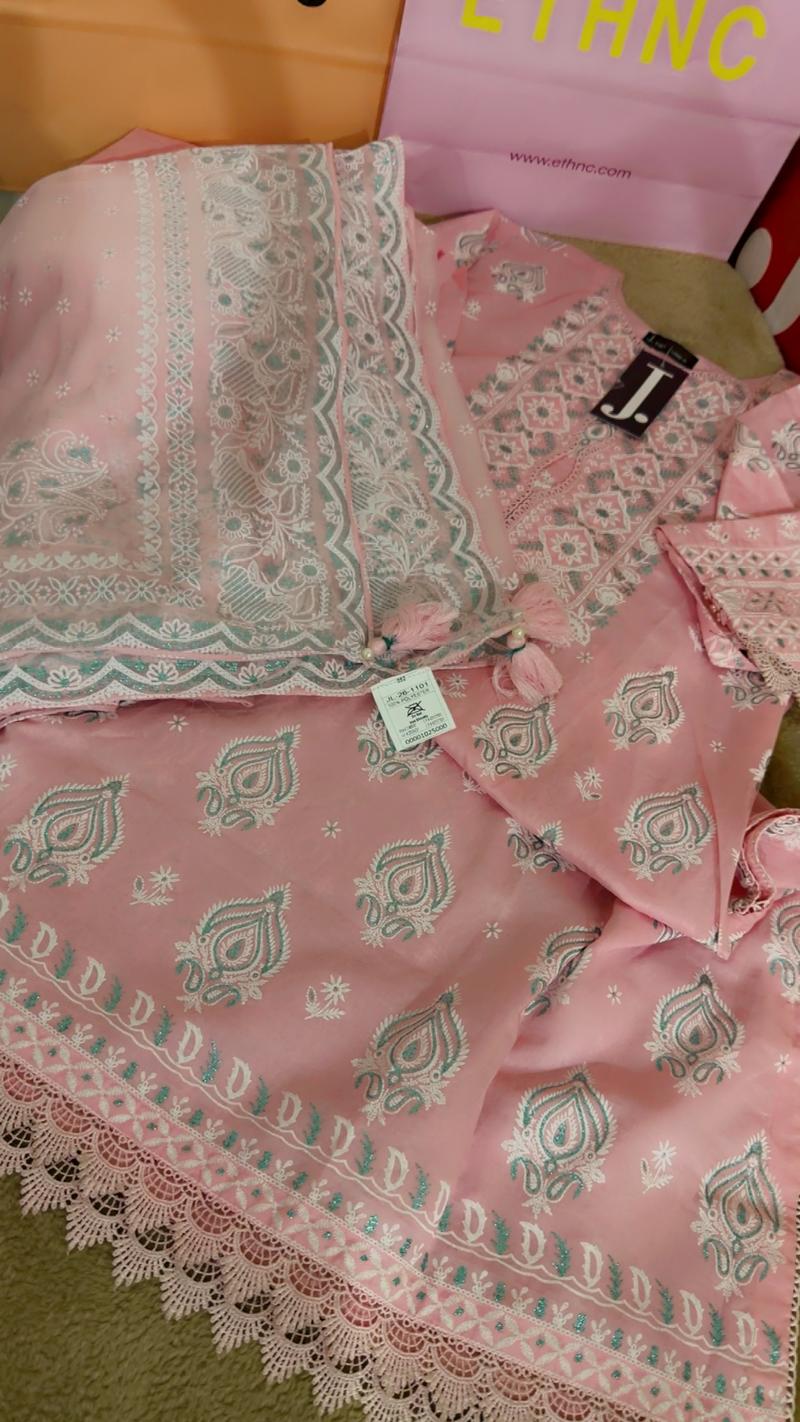 Pink 3pc with dupta 