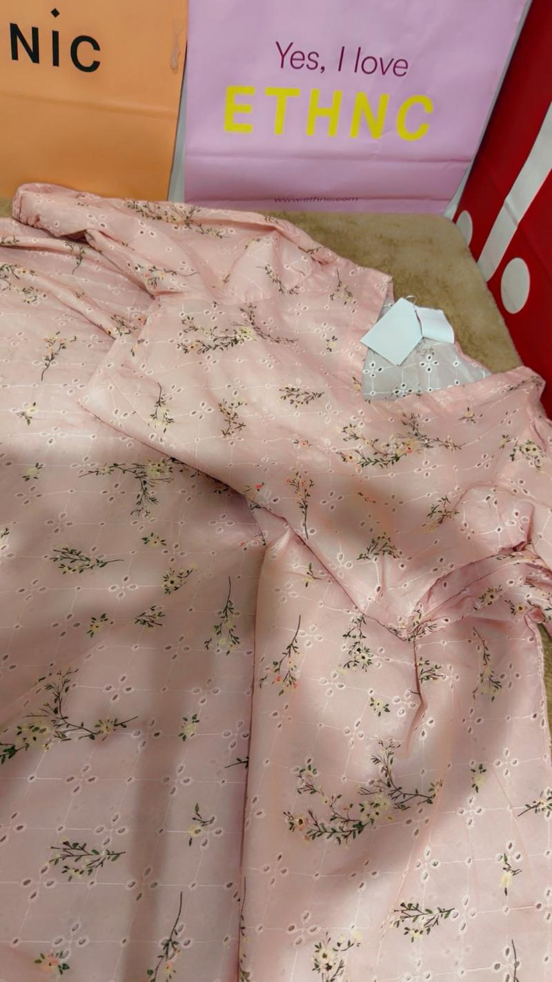 Chicken frock pink 5500