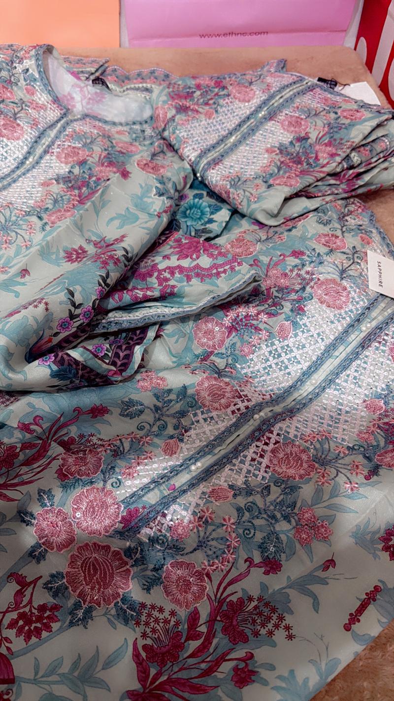Formal shirt 4350 green sky