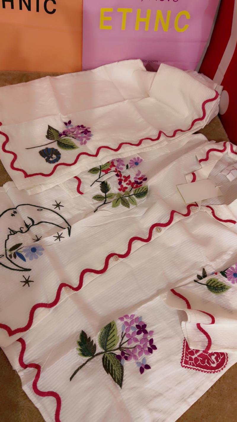 Ethnc western 2pc embroidery 