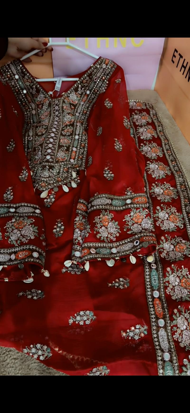 viral kaftan shirt with inner and embellishment 125