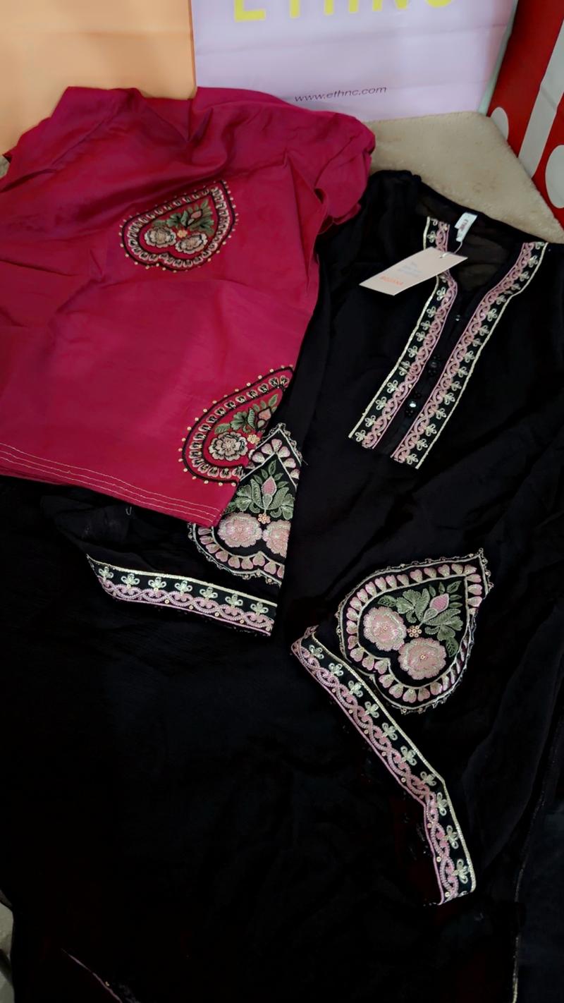 Black Ethnc. Chiffon 