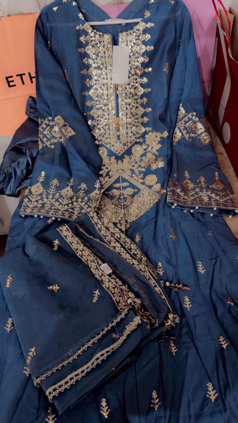 Luxury packing dress blue 11500