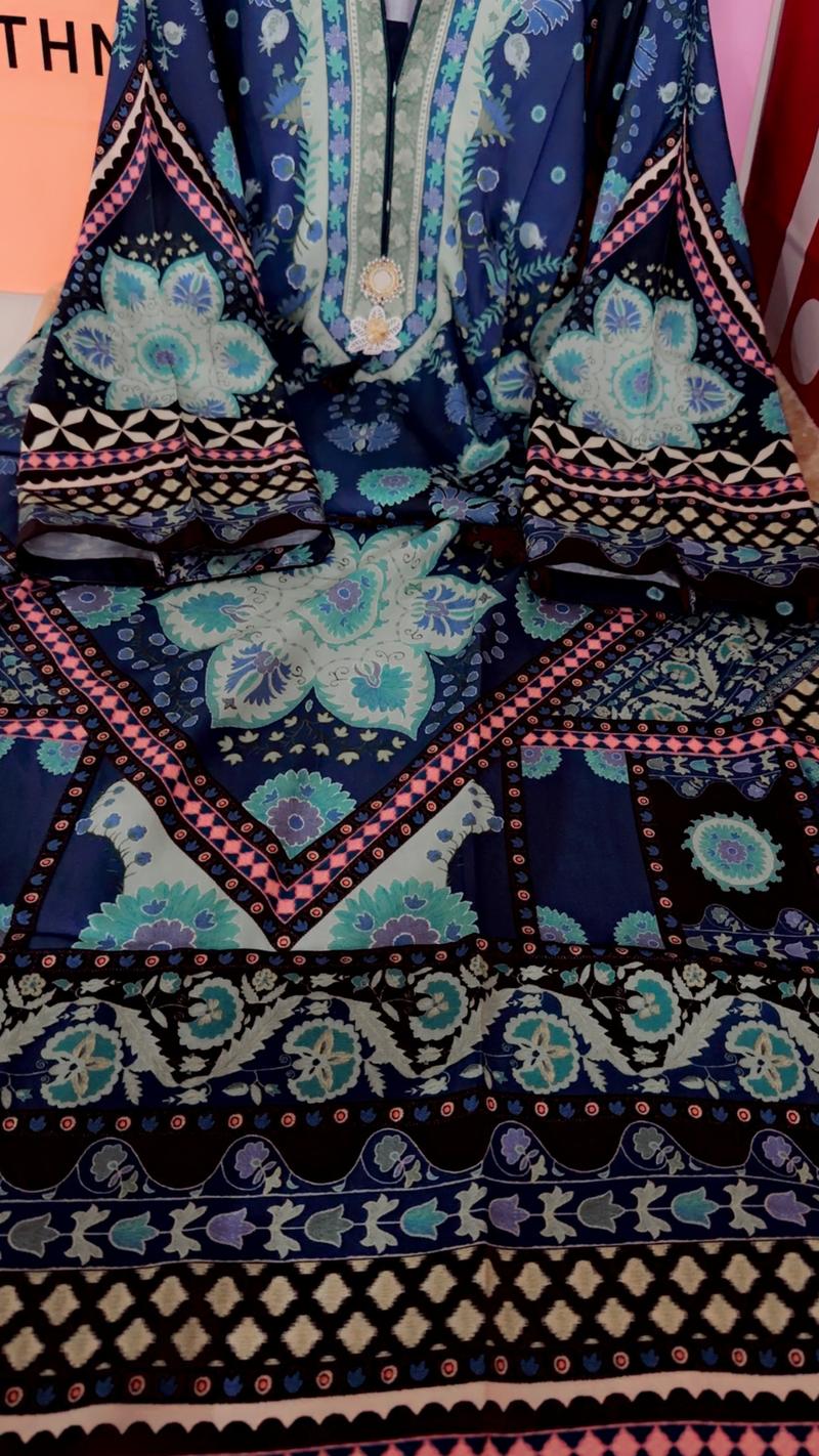 5500 blue kaftan shirt