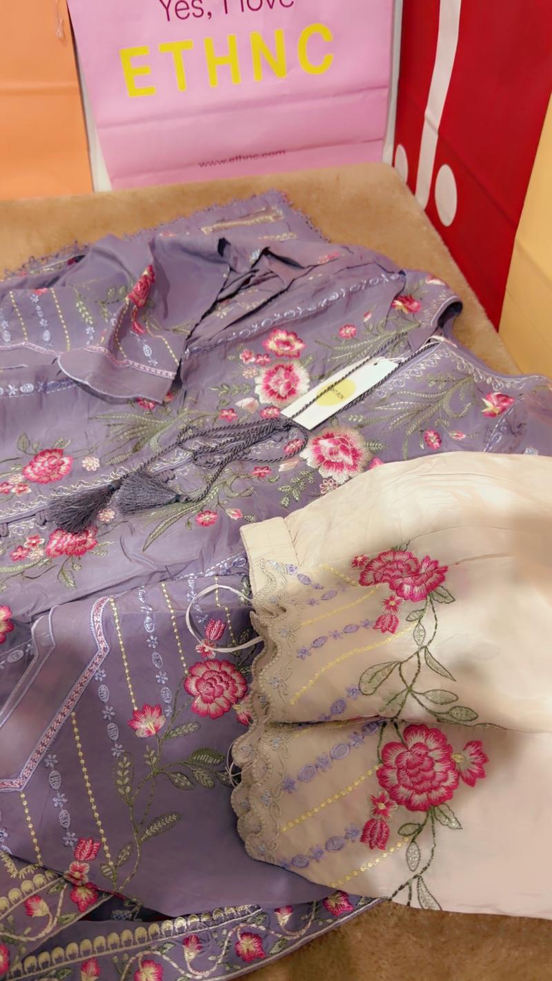 Lilac purple 2pc semi formal Ethnc 8950