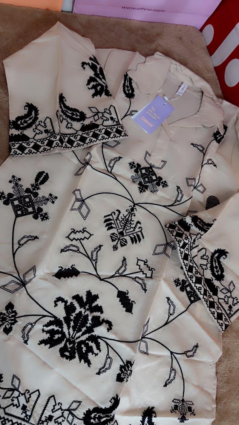 Small embroidery shirt Ethnc new arrival 3900