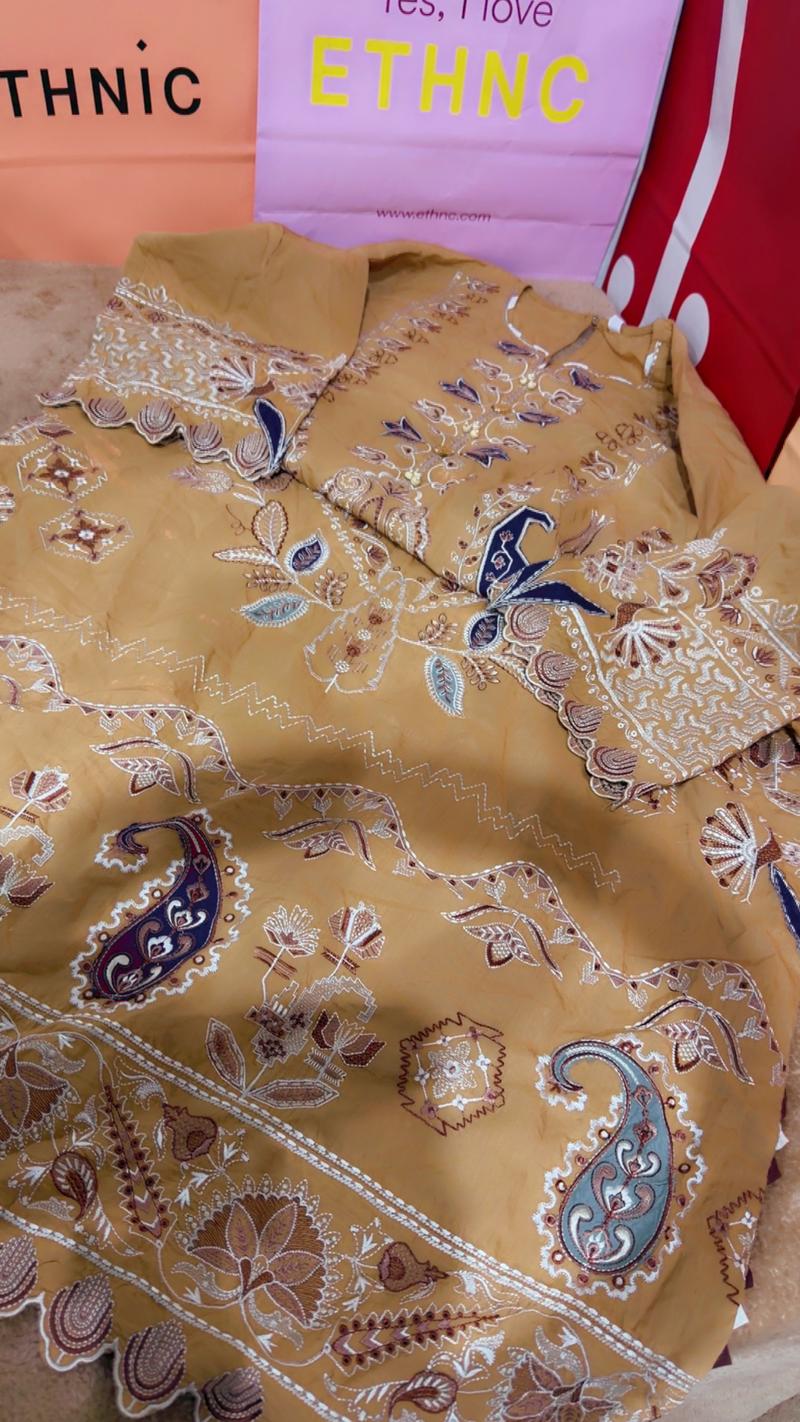 Ethnic shirt rust 