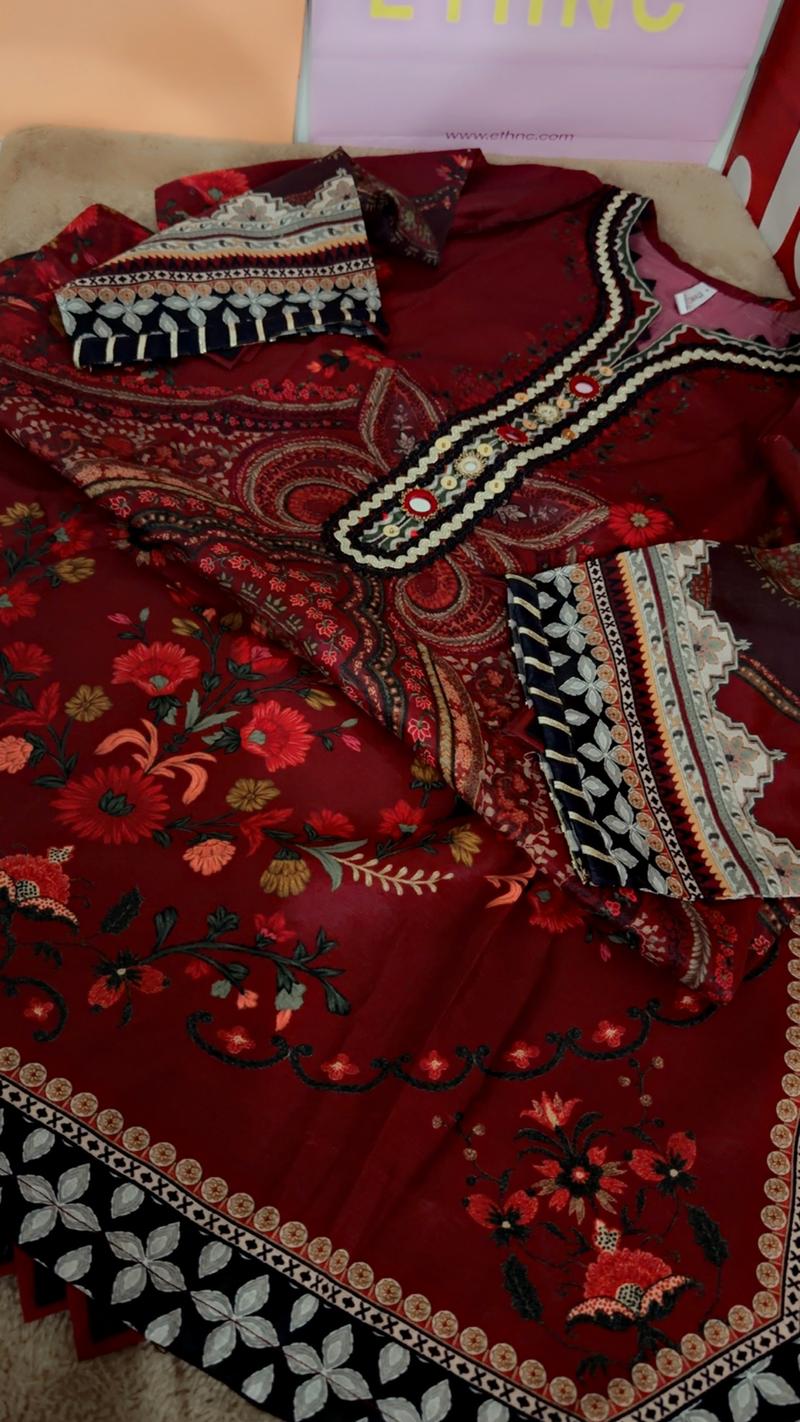 MehroonEthnc formal kaftan shirt 5500