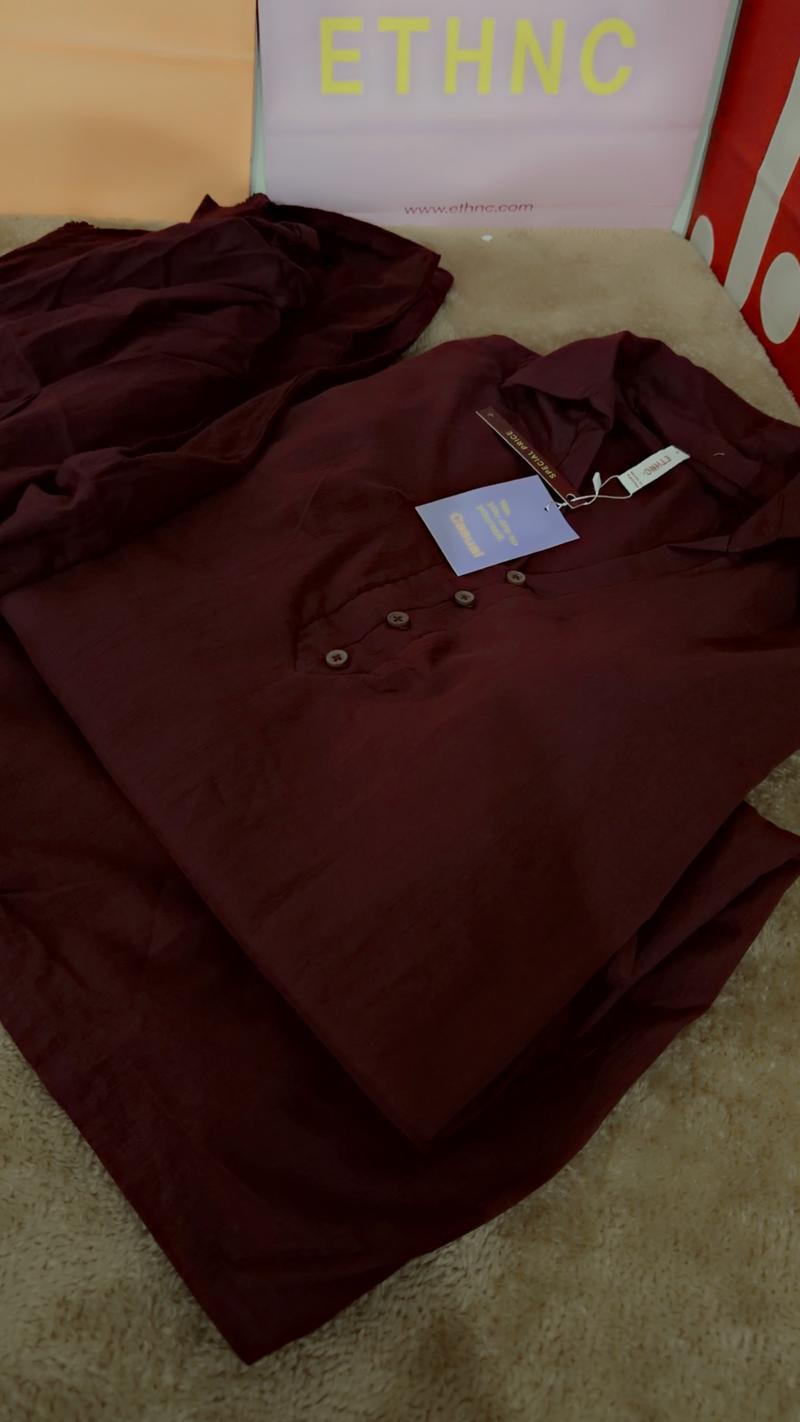 3850 Mehroon 2pc