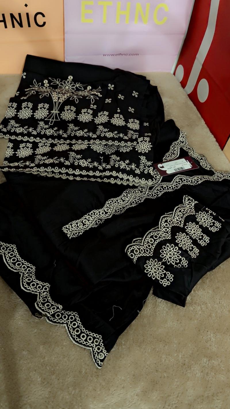 Lawn summer black skin 2pc