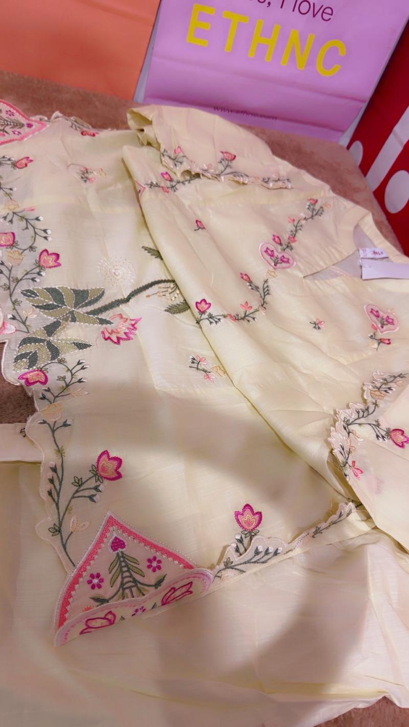 Lemon Embroidery 2pc 5500 Ethnc 
