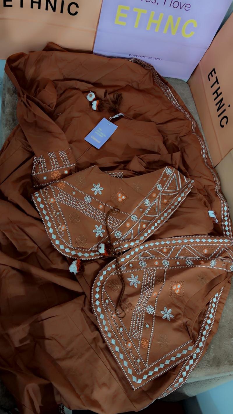 Ethnic cotton koti maxi 