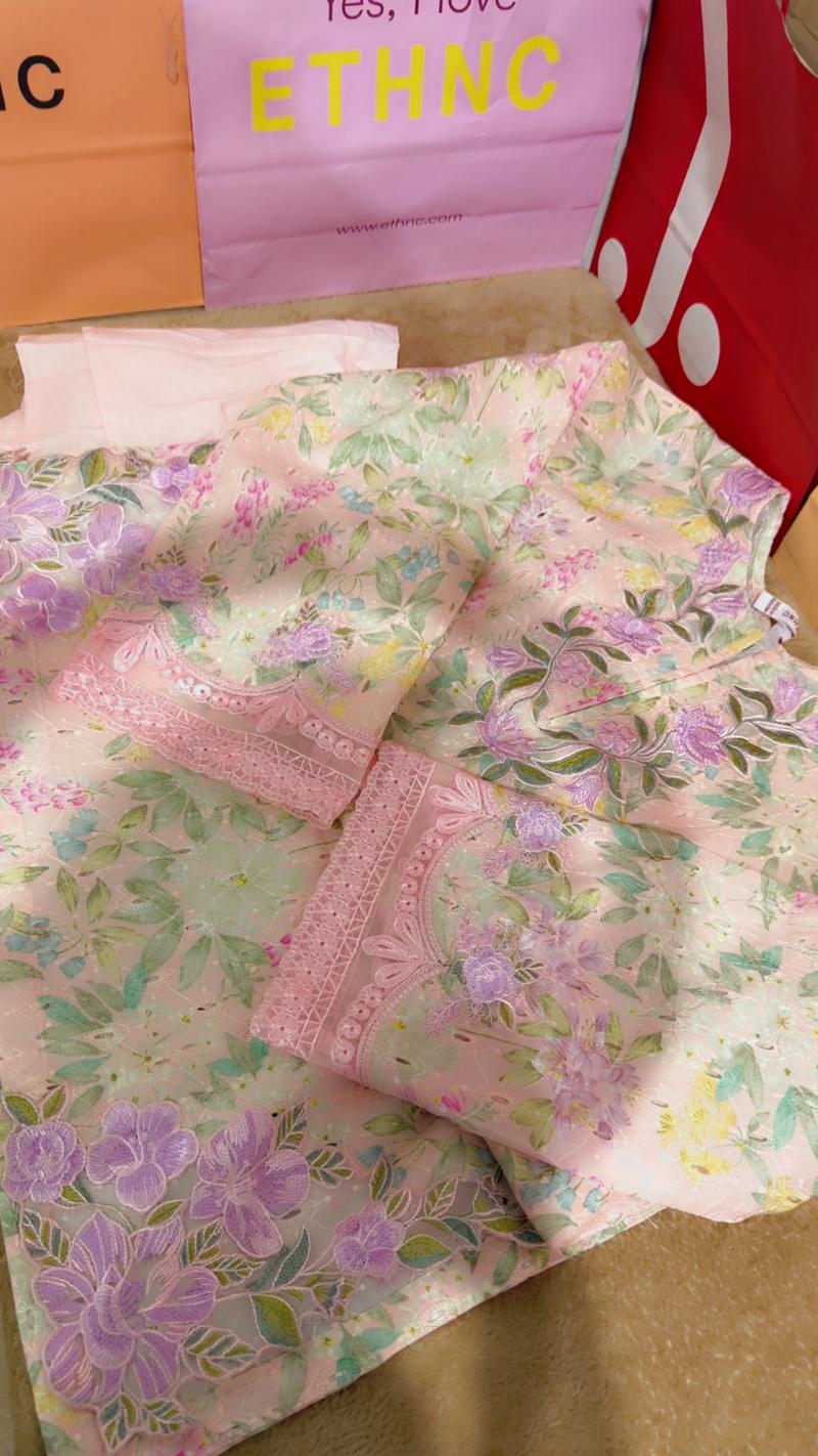 Pink chicken kari dress 2pc 7900