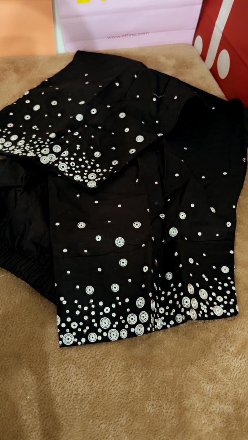 lawn black Farshi shalwar