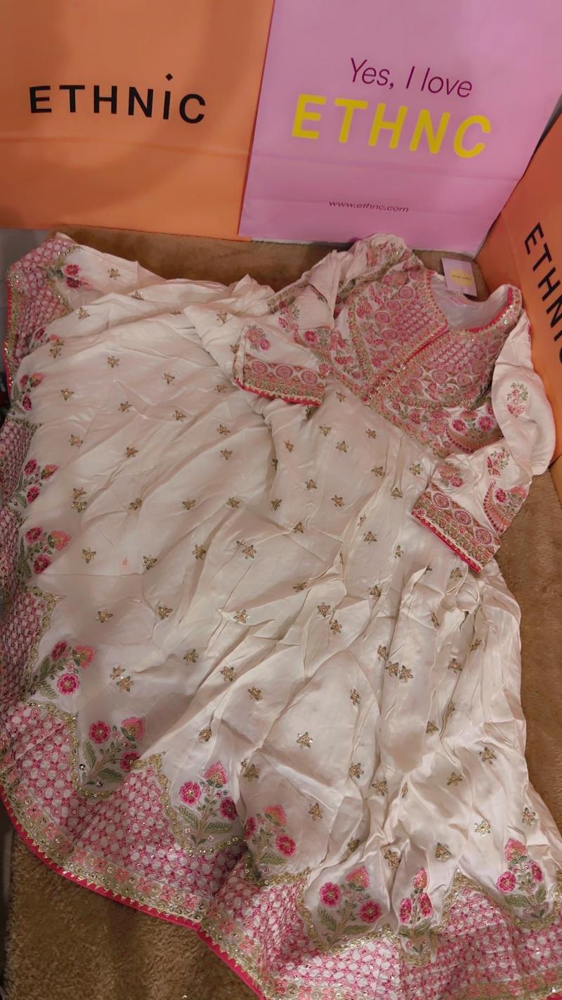 Kids white maxi 