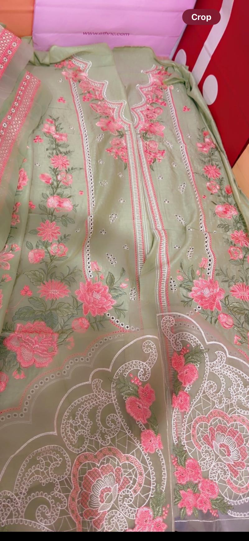 Ethnic unstitch. Luxury lawn 6800