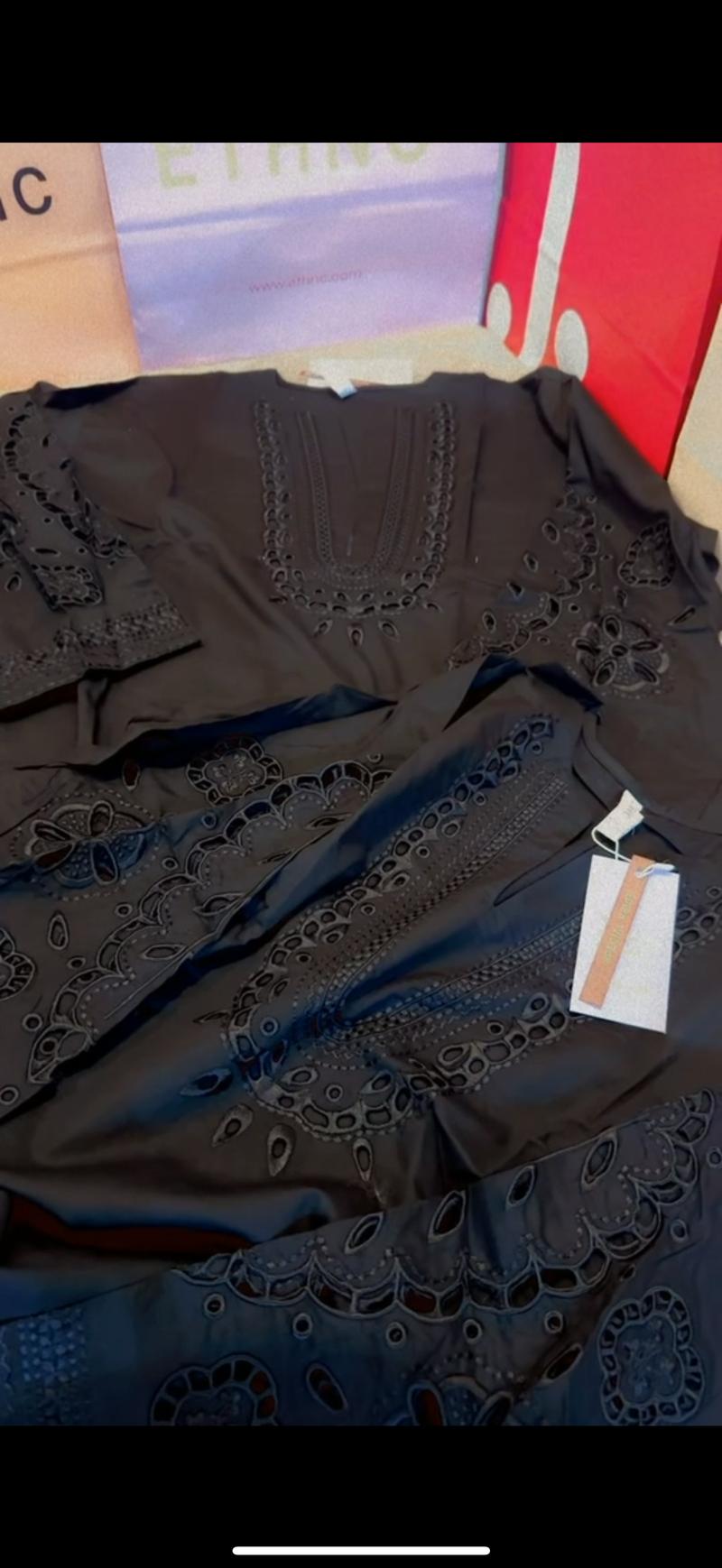 Lawn heavy  Embroidery shirt 