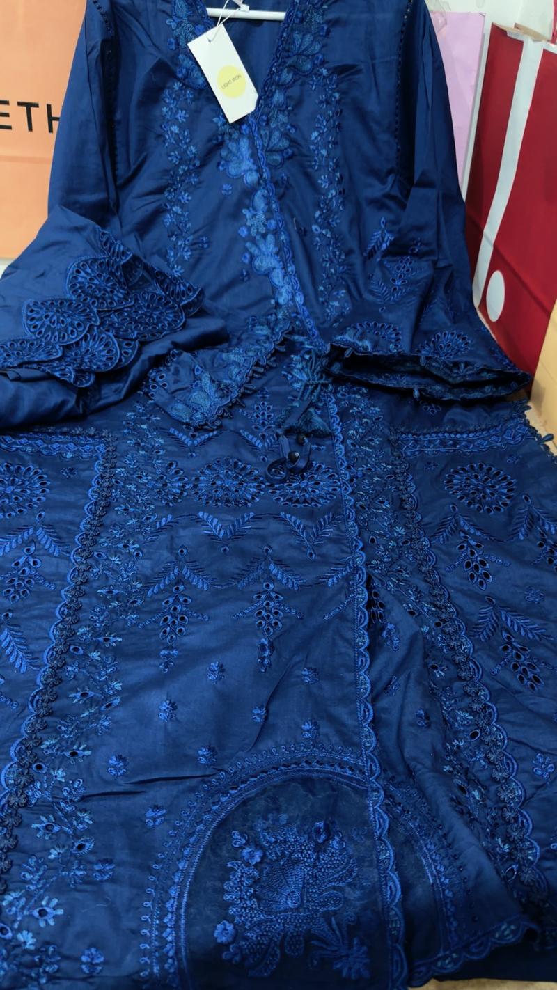 Navy blue 2pc Ethnc rozana new arrival