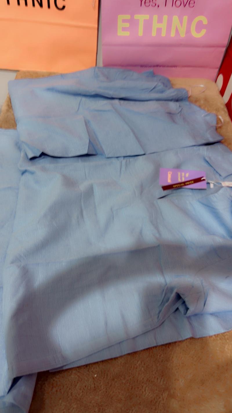 Ethnc sky blue 2pc 3500