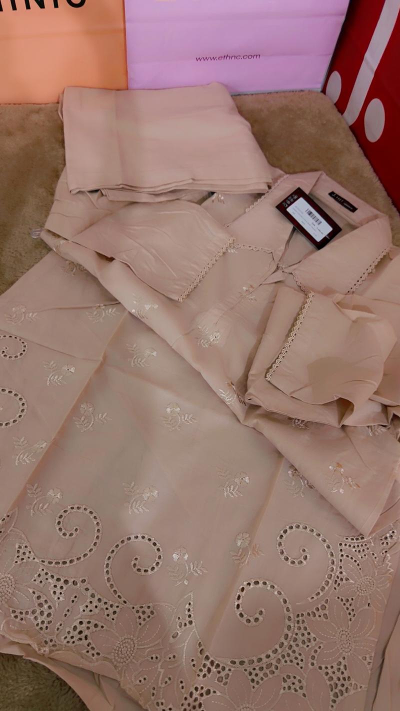 Beige embroidery 