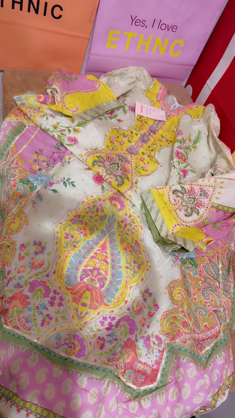 New arrival viral shirt kaftan with emblishment 8350