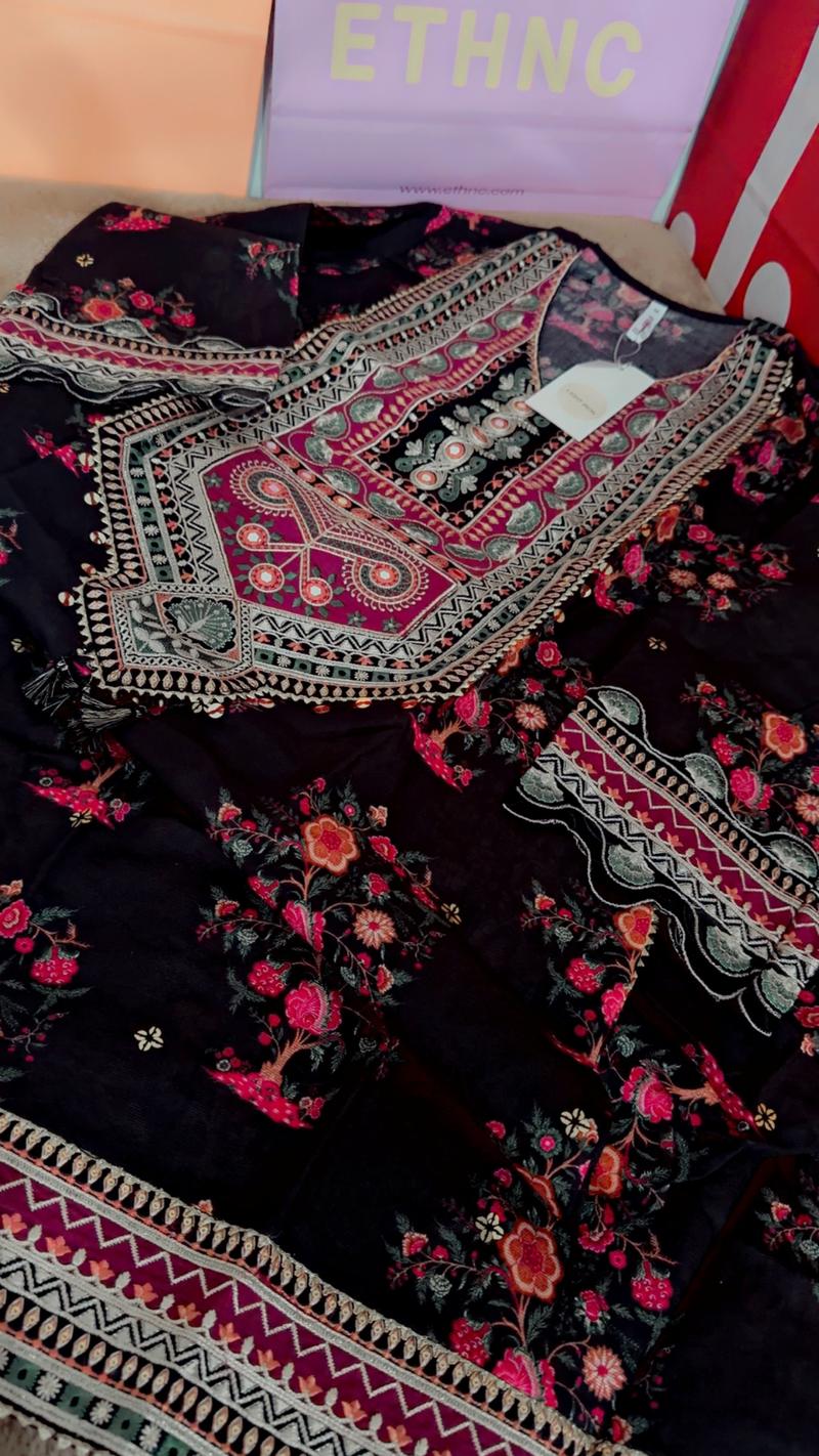 Black Ethnc 8900 formal kaftan shirt 