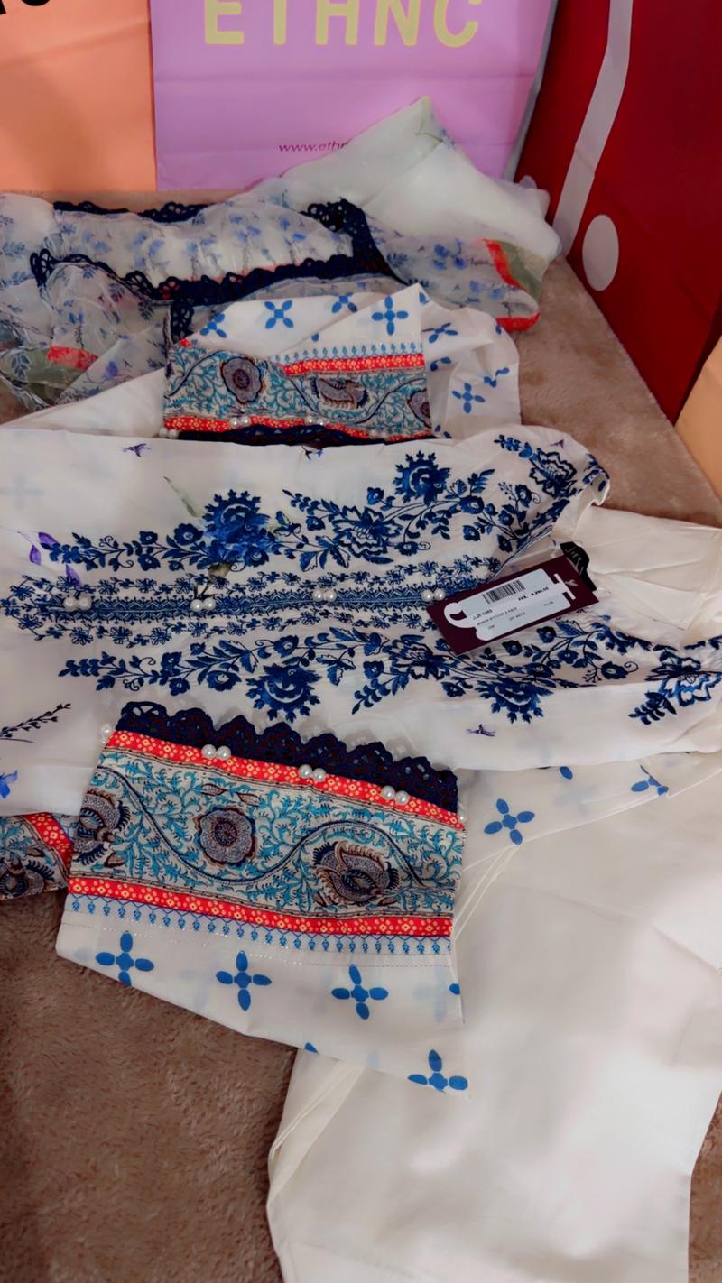 Summer lawn 3pc suits 