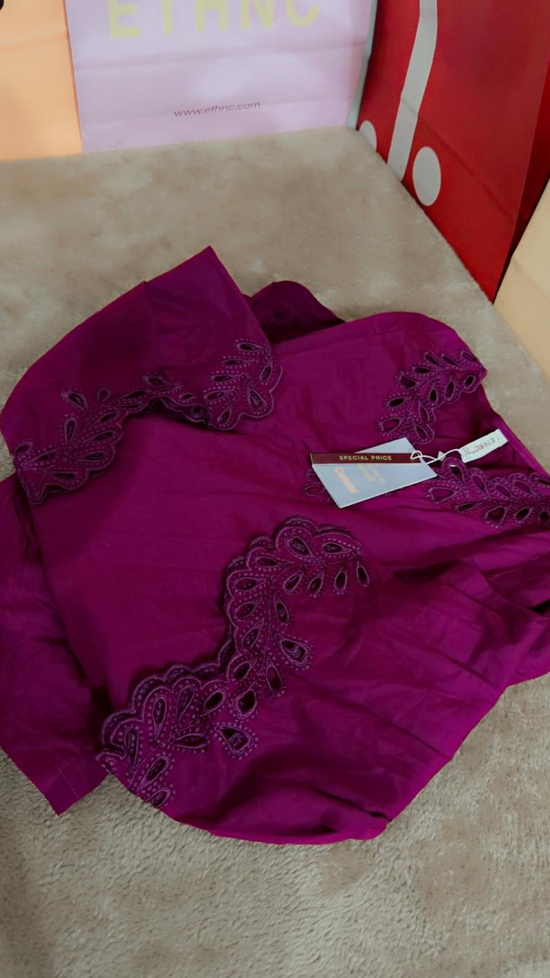 Plum lawn shirt  
